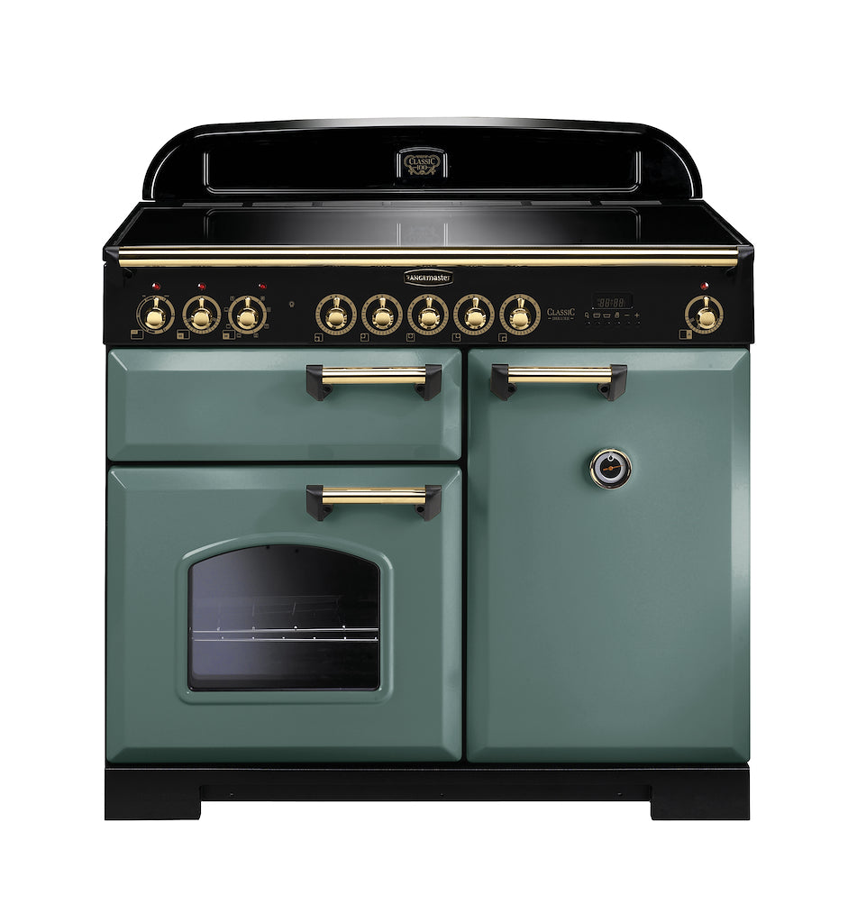 Rangemaster CDL100EIMG/B 100cm Electric Range Cooker - Matt Green