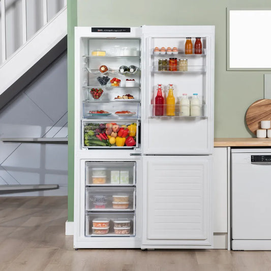 Bosch KGN362WDFG Series 4 Frost Free Fridge Freezer, 60/40, White, D Rated