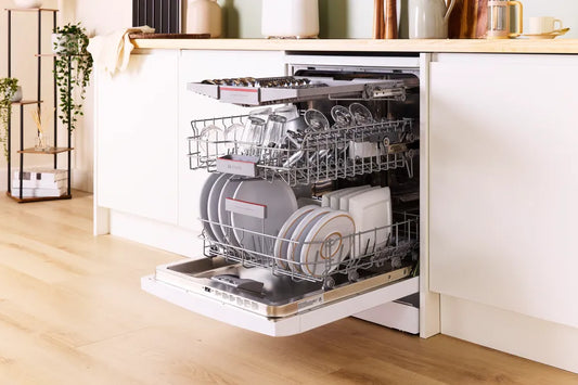 Bosch SMS4EMW06G Series 4 Dishwasher, 14 Place Settings, White, B Rated