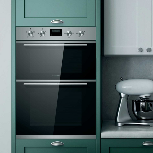 Statesman BDM373SS 35/70L Built-In Double Oven - Stainless Steel