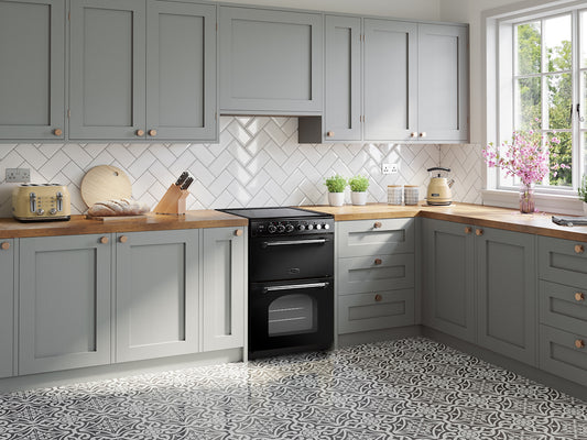 Rangemaster CLA60ECBL/C 60cm Classic Ceramic Cooker