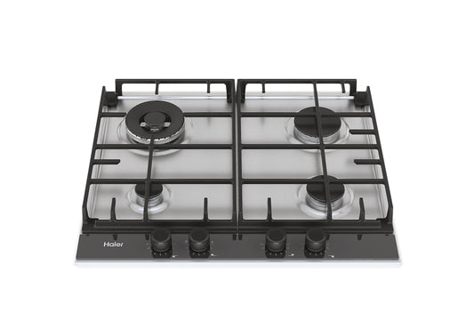 Haier HAHG6BR4S2X 60cm Gas Hob - Stainless Steel