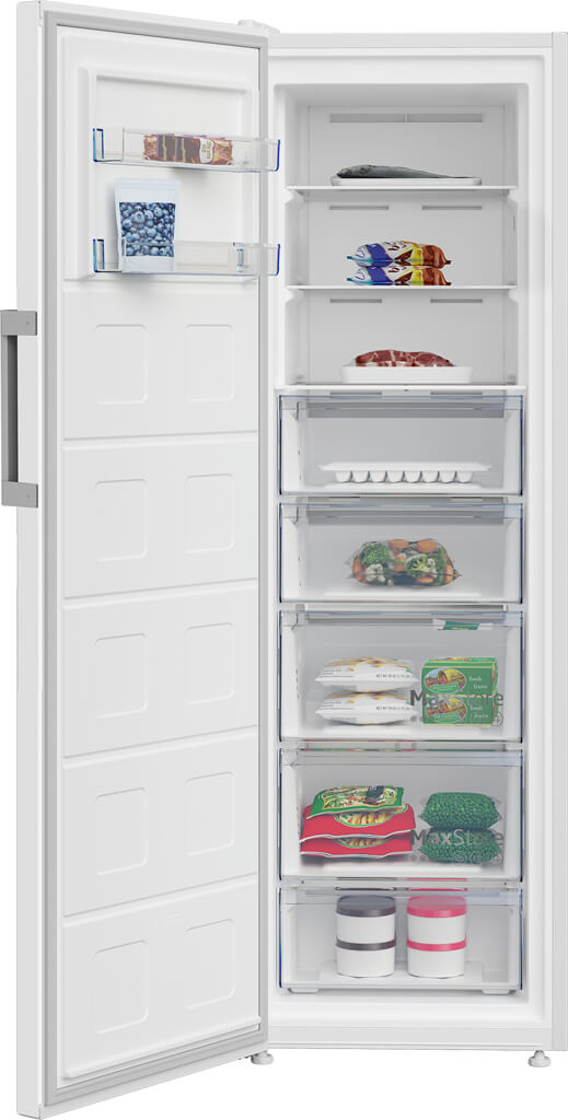 Beko FNP4686W Freestanding Tall Freezer