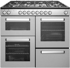 Inalto IR100DFMCB/SL 100cm Dual Fuel Range Cooker