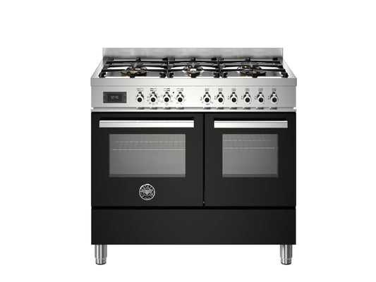 PRO106L2EXT, 100 cm 6-burner, electric double oven, Professional Series