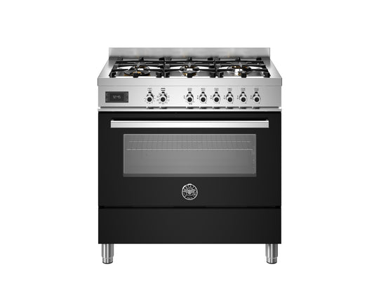 PRO96L1EXT, 90 cm 6-Burner, Electric Oven, Professional Series