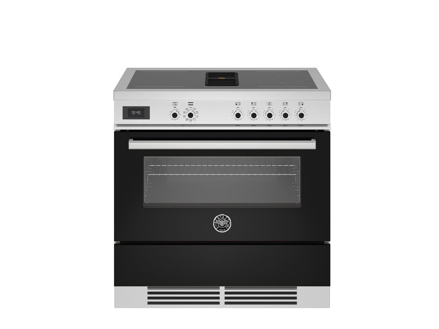 PROCH94I1EXT, 90 cm Air-Tec cooker with induction top and integrated hood, electronic oven, Professional Series