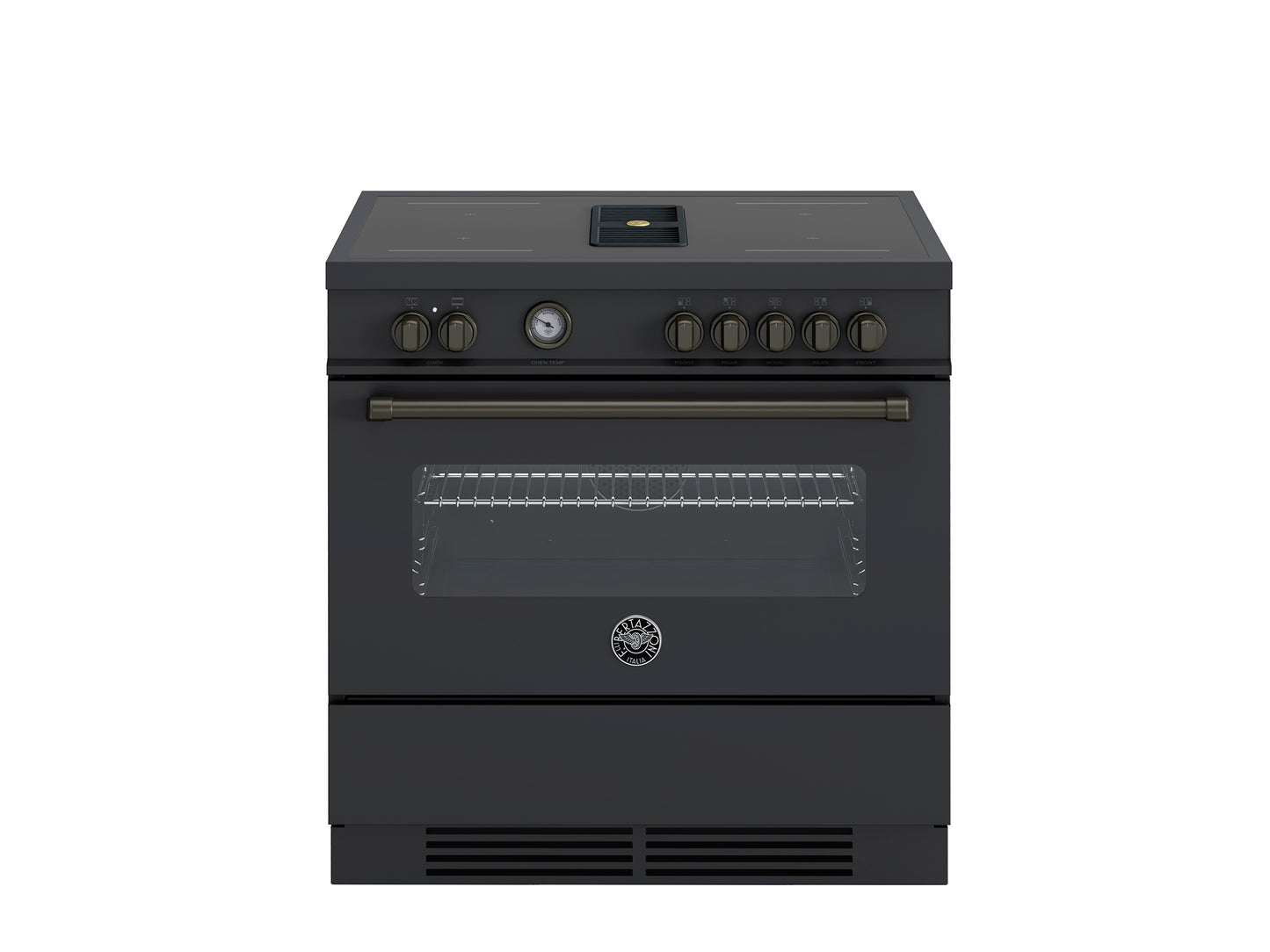 MASCH94I1EXT, 90 cm Air-Tec cooker with induction top and integrated hood, electronic oven, Master Series