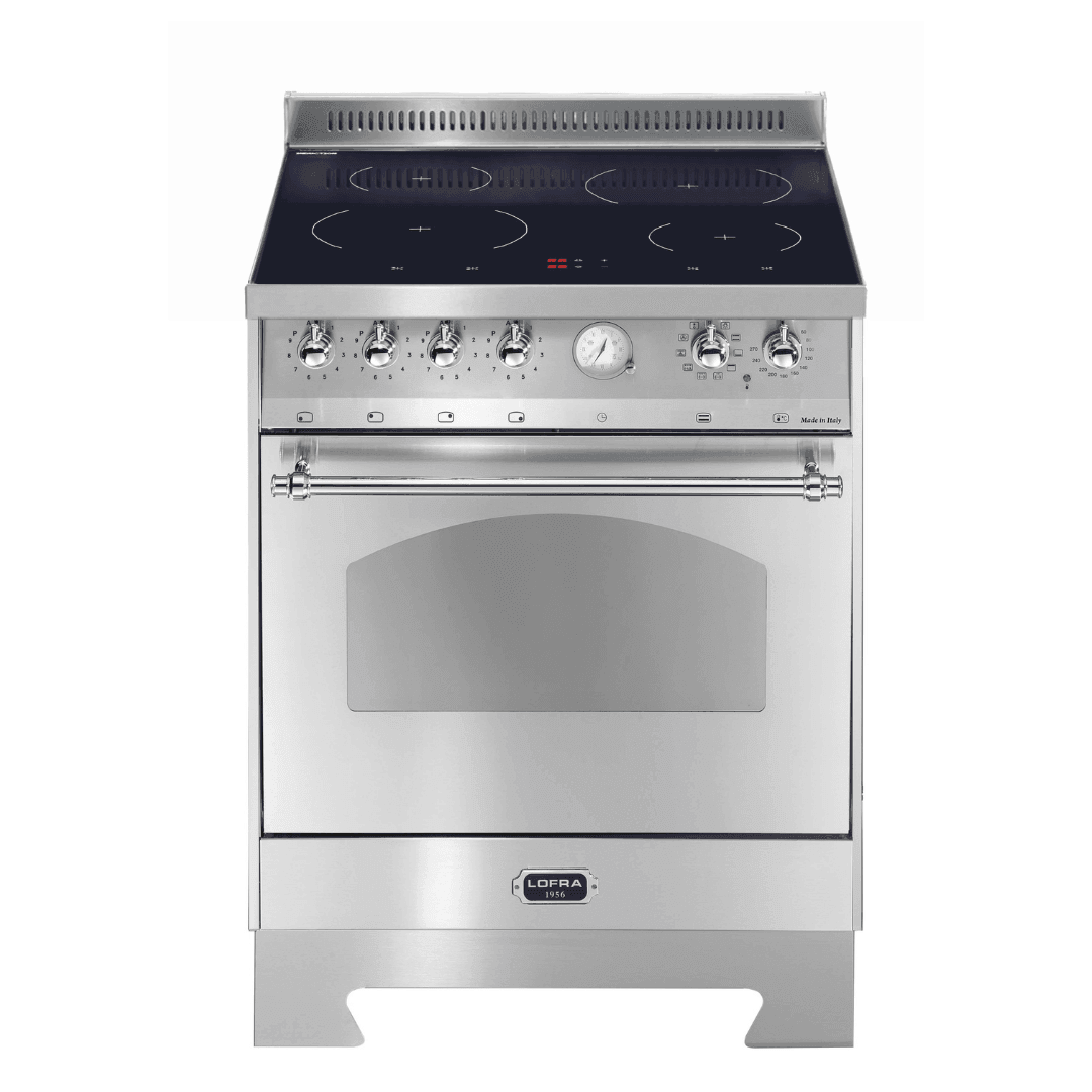 Dolcevita 60 cm Electric Fuel Cooker - Stainless Steel - Chrome Finish - Lofra Cookers