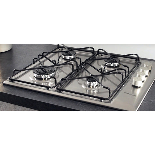 Hotpoint 60cm Gas Hob with Side Contol
