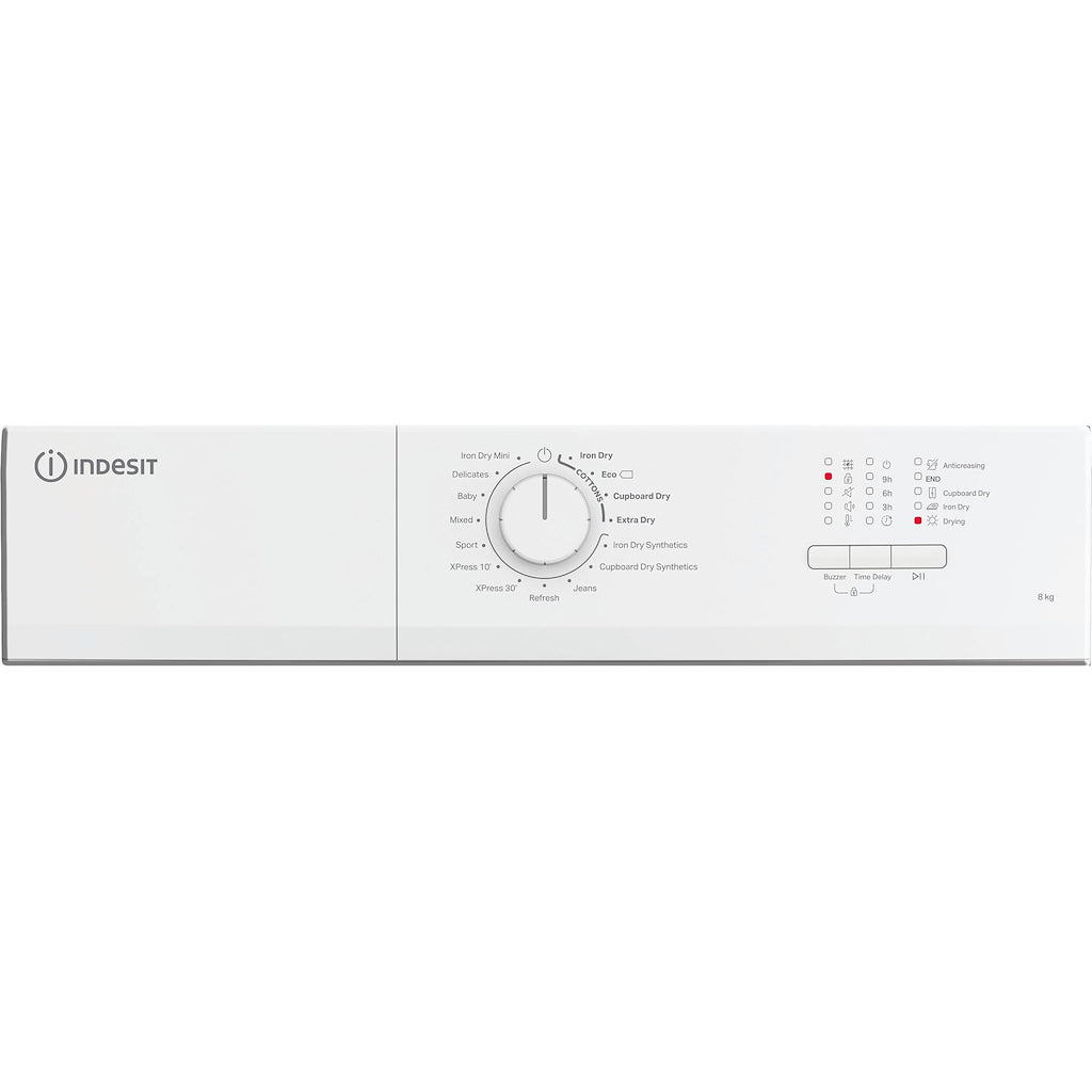 Indesit Dryer 8KG Vented Timer Dry White 15 cycles