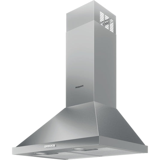 Hotpoint 60cm Chimney Pyramid Cooker Hood