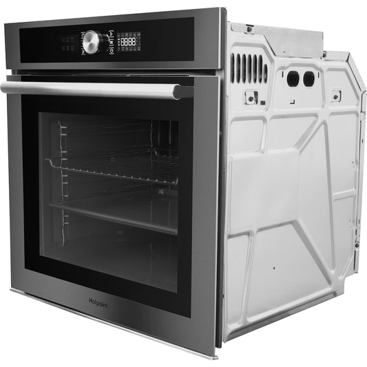 Class 4 - Single Oven - 71L - Monodial - Stainless Steel With Multiflow, Rotisserie and Expert Recipes
