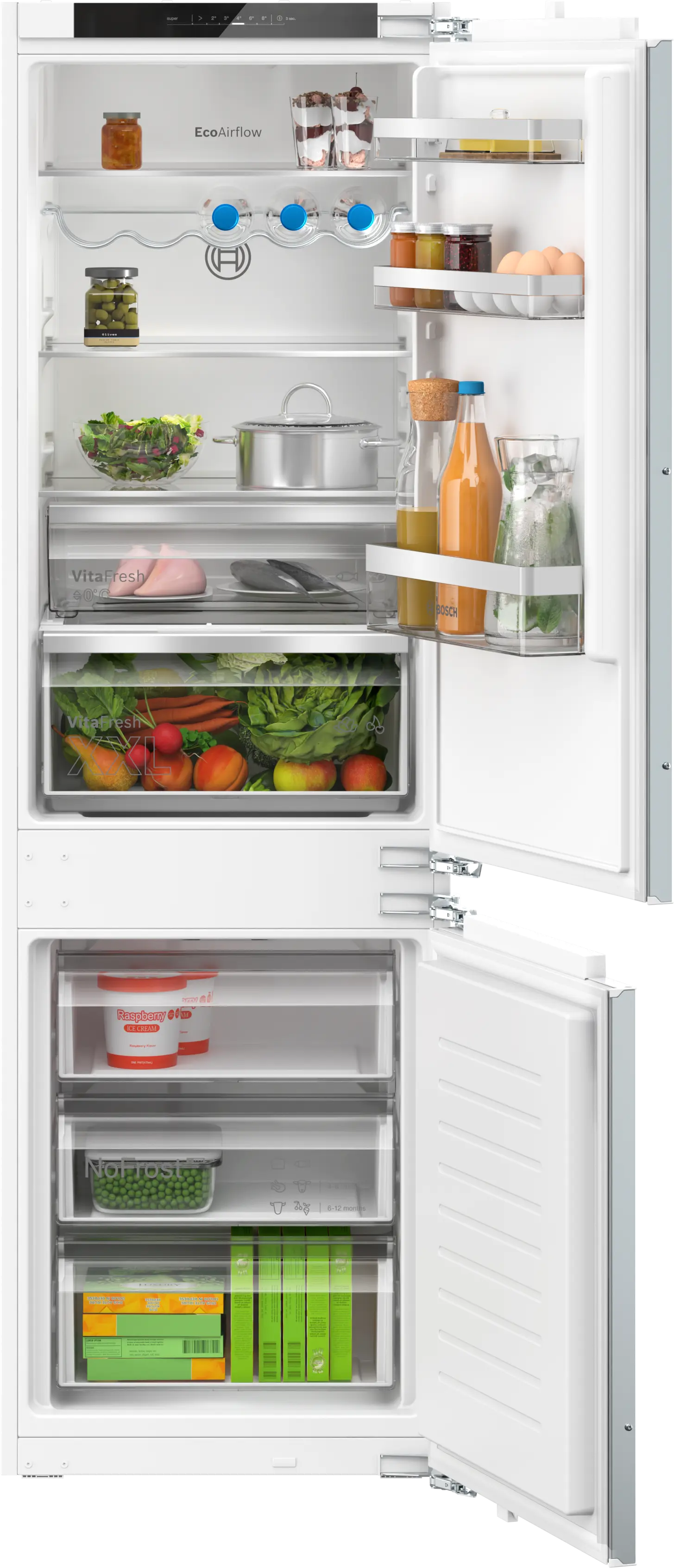 Integrated 70/30 Fridge Freezers