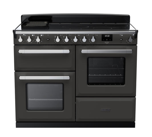 Rangemaster ESDLO110EIPSLT/CM1  Estel Deluxe 110 Induction Slate with Chrome trim