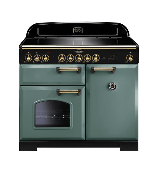 Rangemaster CDL100EIMG/B 100cm Electric Range Cooker - Matt Green