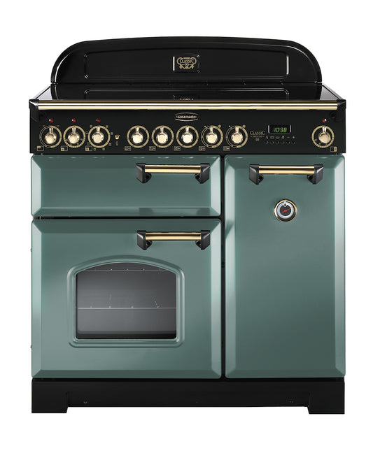 Rangemaster CDL90ECMG/B 90cm Electric Range Cooker - Matt Green