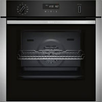 Neff N50 Slide and Hide B6ACH7HH0B Built-In Electric Single Oven with Pyrolytic Cleaning, Stainless Steel, A Rated