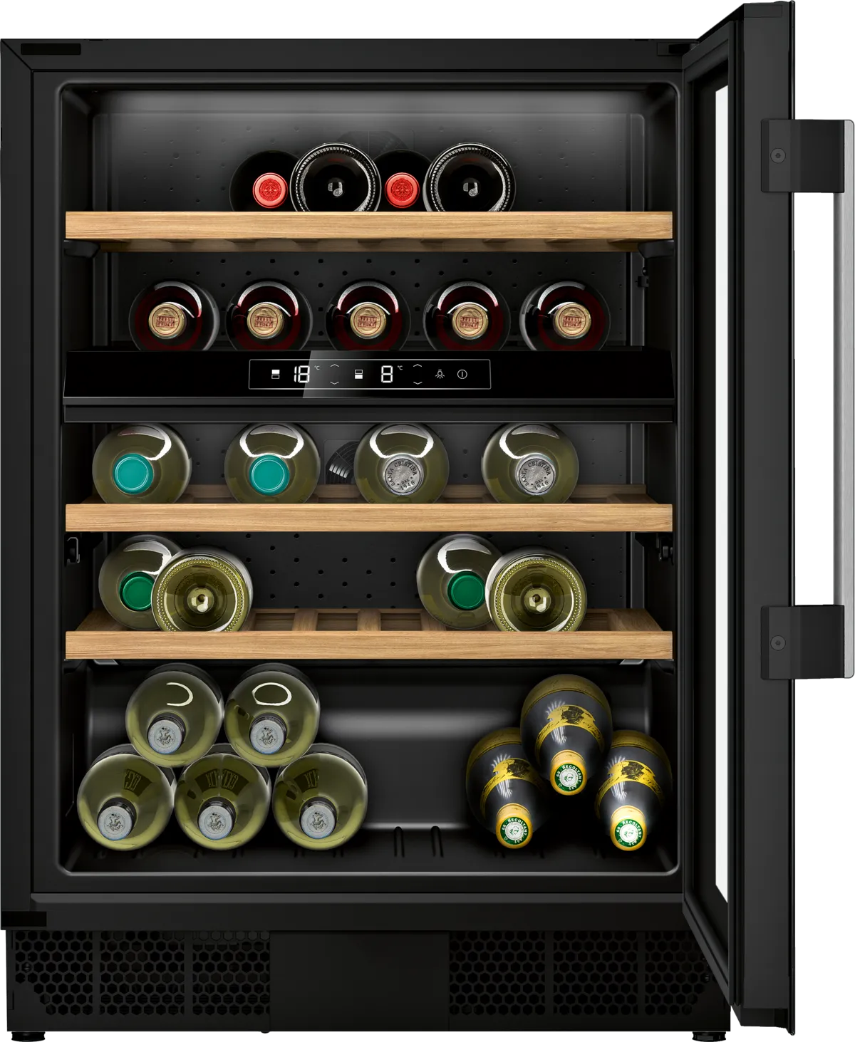 Neff KU9213HG0G N70 Integrated Wine Cooler, Black, G Rated