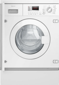 Neff V6320X2GB Integrated Washer Dryer, 7kg/4kg, 1400 Spin, White, E Rated