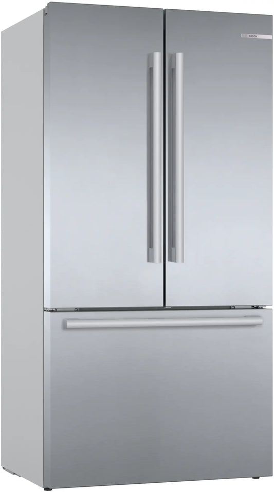 Bosch KFF96PIEP Series 8 American Fridge Freezer, Plumbed, Stainless Steel, E Rated