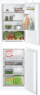 KIN85NSE0G, Built-in fridge-freezer with freezer at bottom
