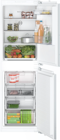 Bosch KIN85NFE0G Series 2 No Frost Integrated Fridge Freezer, Fixed Hinge, 50/50, E Rated