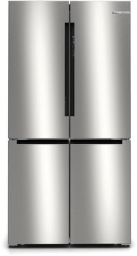 Bosch KFN96VPEAG Series 4 American Fridge Freezer, Non-Plumbed, Stainless Steel, E Rated