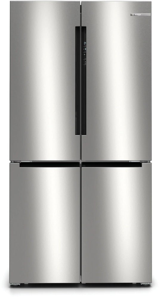 Bosch KFN96VPEAG Series 4 American Fridge Freezer, Non-Plumbed, Stainless Steel, E Rated