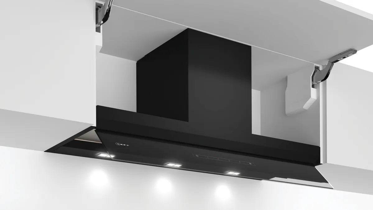 Neff D95XAM2S0B N70 Integrated Cooker Hood, Black, B Rated
