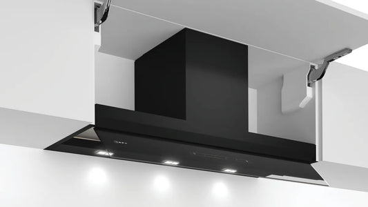 Neff D95XAM2S0B N70 Integrated Cooker Hood, Black, B Rated