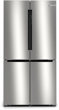 Bosch KFN96APEAG Series 4 American Fridge Freezer, Non-Plumbed, Stainless Steel, E Rated