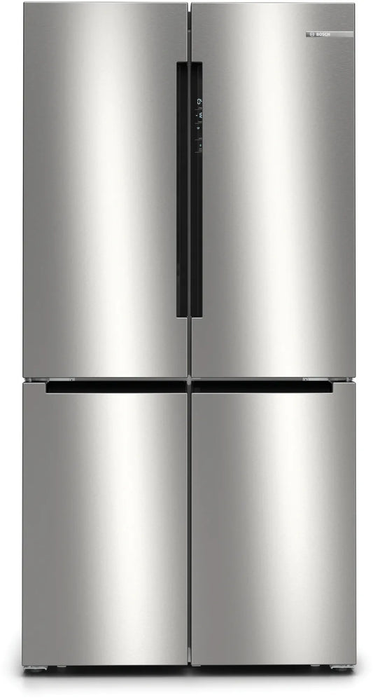 Bosch KFN96APEAG Series 4 American Fridge Freezer, Non-Plumbed, Stainless Steel, E Rated