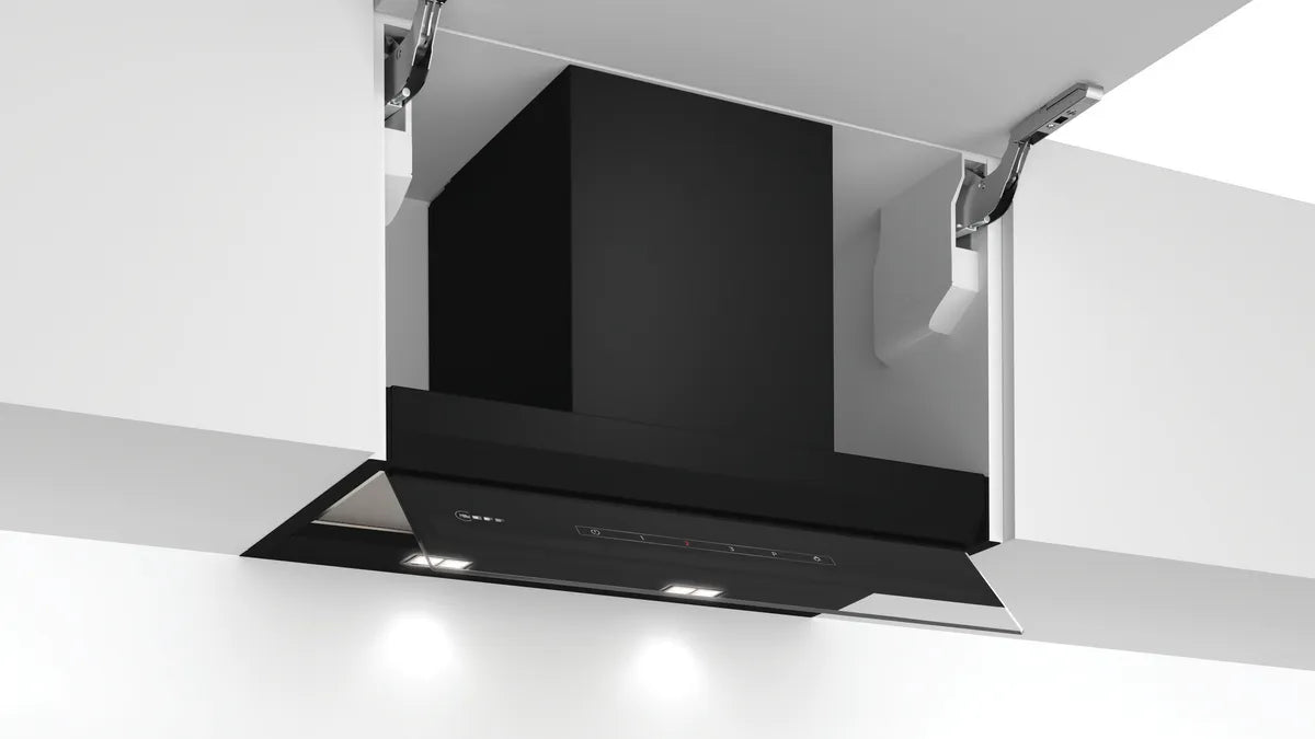 Neff D65XAM2S0B N70 Integrated Cooker Hood, Black, B Rated