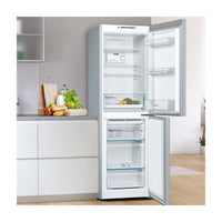 KGN34NLEAG, Free-standing fridge-freezer with freezer at bottom