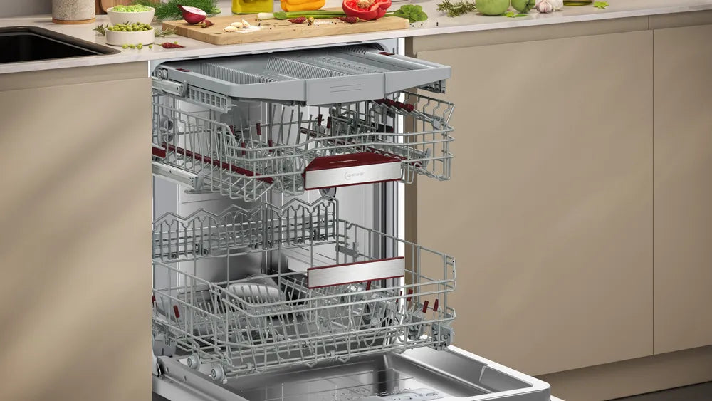 Neff S197YCX05G N70 Fully Integrated Dishwasher, 14 Place Settings, A Rated