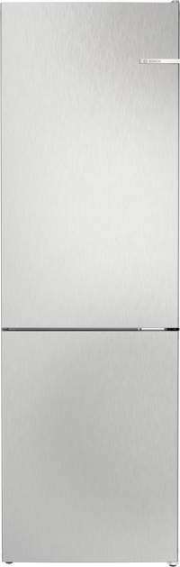 Bosch KGN362LDFG Series 4 No Frost Fridge Freezer, 60/40, Stainless Steel, D Rated