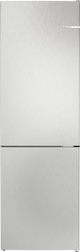 Bosch KGN362LDFG Series 4 No Frost Fridge Freezer, 60/40, Stainless Steel, D Rated