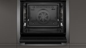 Neff N50 Slide and Hide B6ACH7HG0B Built-In Electric Single Oven with Pyrolytic Cleaning, Stainless Steel, A Rated