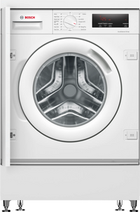 Bosch WIW28302GB Series 6 Integrated Washing Machine, 8kg, 1400 Spin, White, C Rated