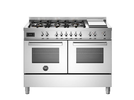 PRO126G2EXT 120 cm 6-burner + griddle, Electric Double Oven, Professional Series