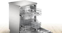 Bosch SMS26AI08G Series 2 Dishwasher, 12 Place Settings, Stainless Steel, E Rated