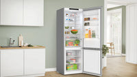 Bosch KGN492LDFG Series 4 No Frost Fridge Freezer, 70/30, Stainless Steel, D Rated