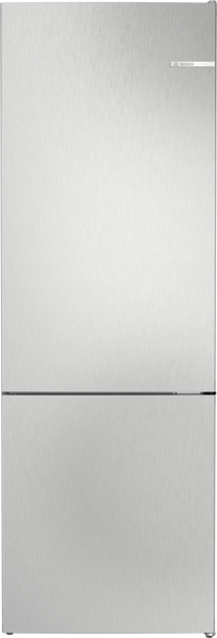 Bosch KGN492LDFG Series 4 No Frost Fridge Freezer, 70/30, Stainless Steel, D Rated