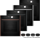 Neff B69FY5CX0 N90, Built-in oven with steam function, 60 x 60 cm, Flex Design