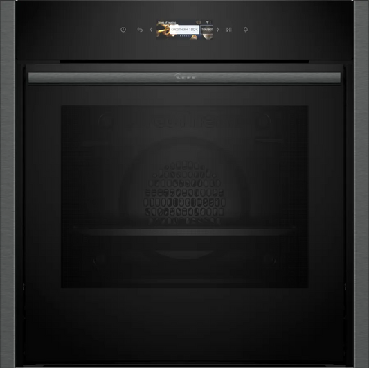 Neff N70 Slide and Hide B54CR31G0B Built-In Electric Single Oven, Graphite Grey, A+ Rated