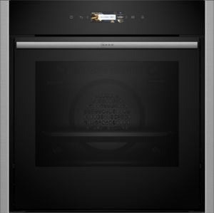 Neff N70 Slide and Hide B54CR31N0B Built-In Electric Single Oven, Stainless Steel, A+ Rated