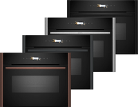 Neff C29MR21Y0B N70, Built-in compact oven with microwave function, 60 x 45 cm, Flex Design