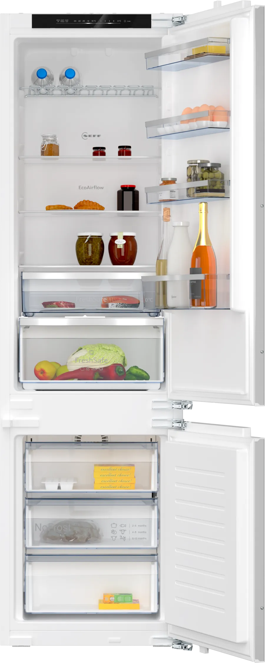 Neff KI7962FD0, Built-in fridge-freezer with freezer at bottom