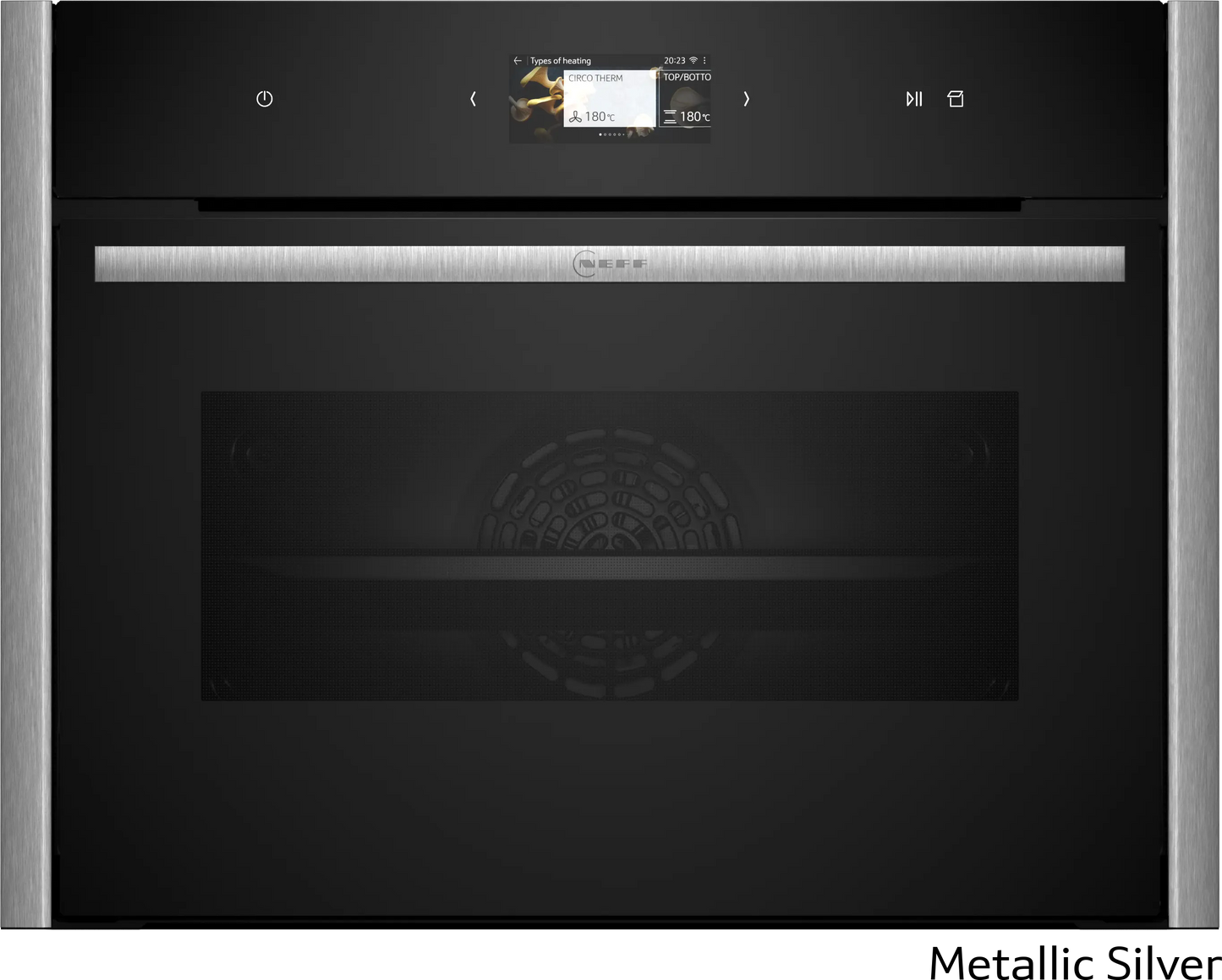 Neff C29FS3AY0 N 90, Built-in compact oven with steam function, 60 x 45 cm, Flex Design